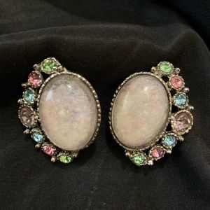 Vintage clip on earrings